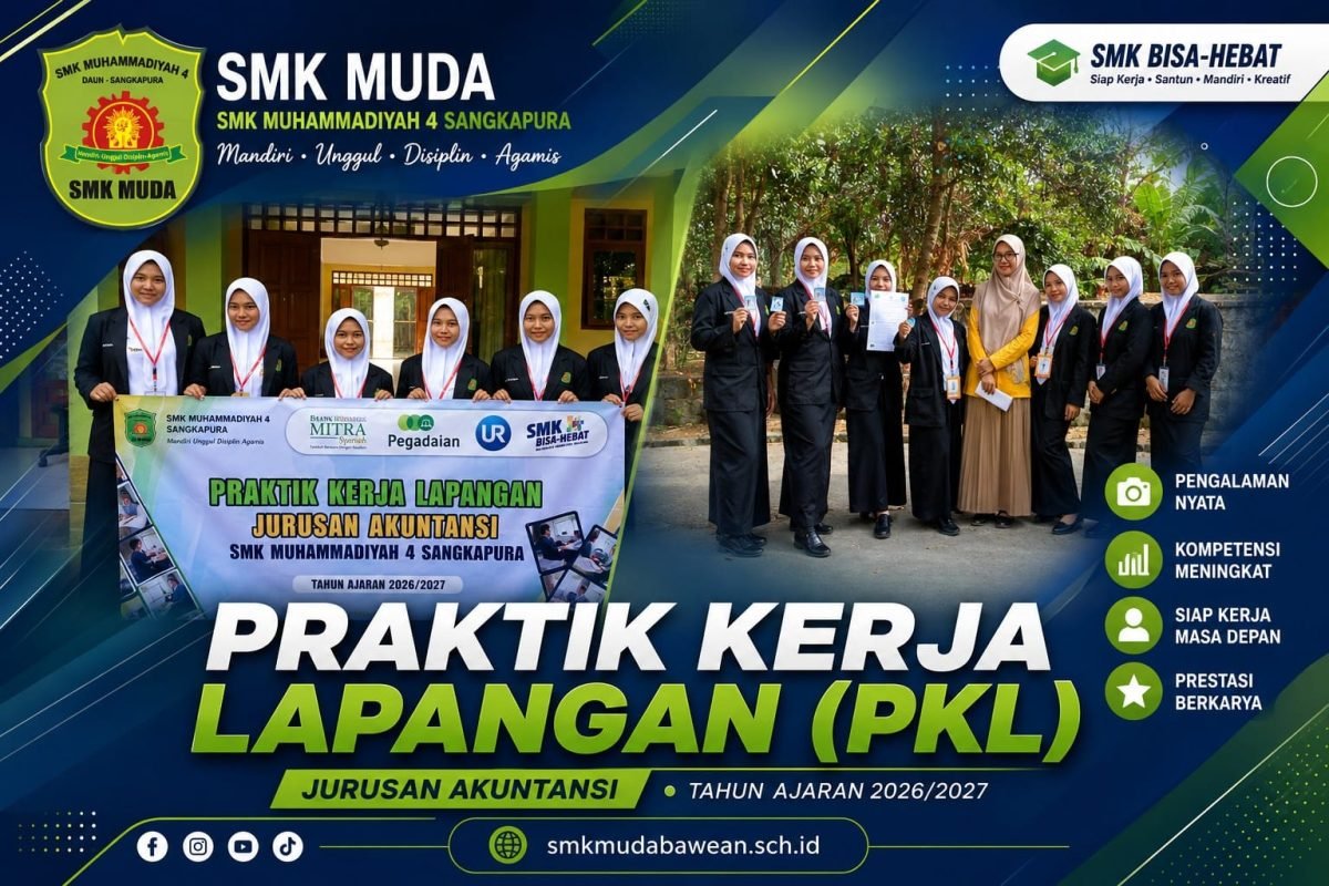 Thumbnail: Penerapan Ilmu Dunia Kerja, Siswi Akuntansi SMK MUDA Bawean Resmi Jalani PKL Semester Ini
