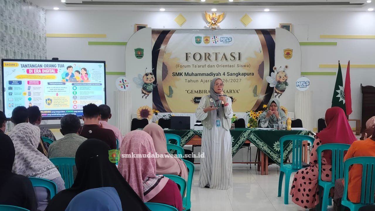 Thumbnail: Hadapi Tantangan Era Artificial Intelligence (AI), SMK MUDA Bawean Gelar Parenting Bersama Wali Murid